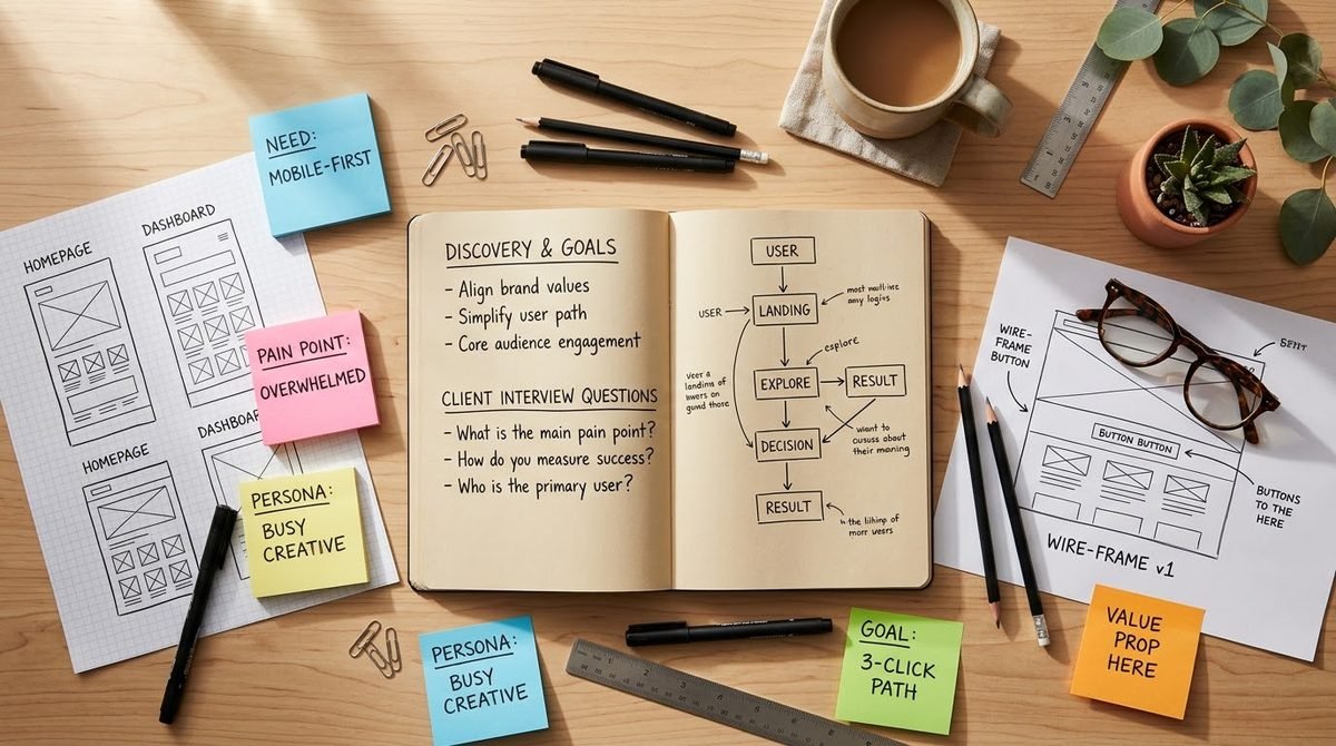 Illustrative visual for It Starts With Your Goals, Not a Template