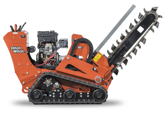24" Walk Behind Track Trencher