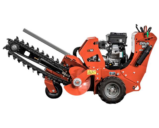 24" Walk Behind Track Trencher