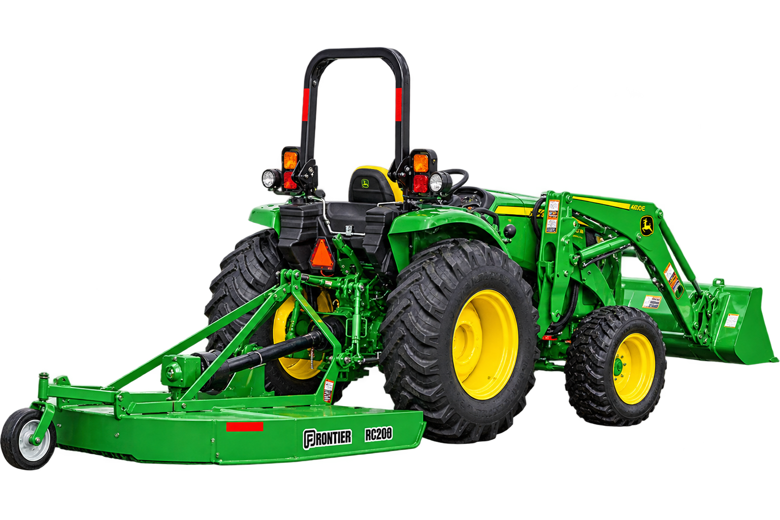 Tractor with 60" Rotary Cutter Rental